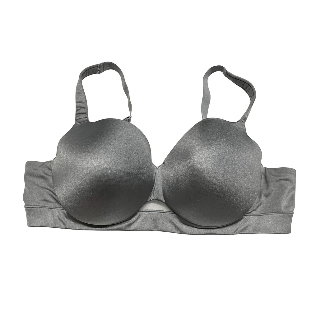 Cacique Full Coverage Underwire Bra 42C‎ Slate Blue Gray Smooth T-Shirt Bra
